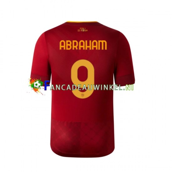 AS Roma Wedstrijdshirt met Korting Tammy Abraham 9 Thuis Heren 2022-23 Korte Mouw