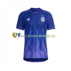 Argentinië Wedstrijdshirt met Korting Uit Heren WK 2022 Korte Mouw