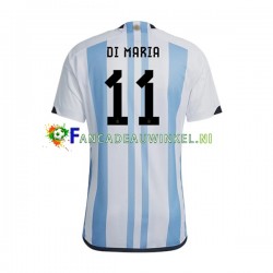 Argentinië Wedstrijdshirt met Korting Di Maria 11 Thuis Heren WK 2022 Korte Mouw
