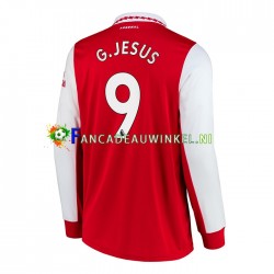 Arsenal Wedstrijdshirt met Korting Gabriel Jesus 9 Thuis Heren 2022-23 Lange Mouw