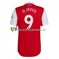 Arsenal Wedstrijdshirt met Korting Gabriel Jesus 9 Thuis Heren 2022-23 Korte Mouw