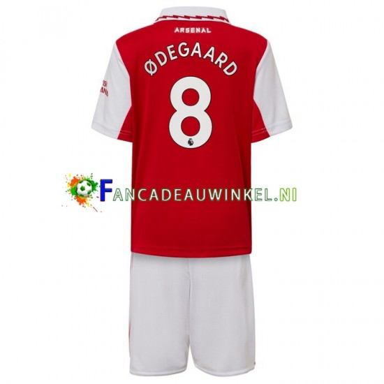 Arsenal Wedstrijdshirt met Korting Odegaard 8 Thuis Kind 2022-23 Korte Mouw