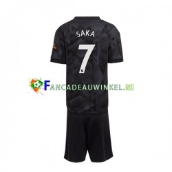 Arsenal Wedstrijdshirt met Korting Saka 7 Uit Kind 2022-23 Korte Mouw