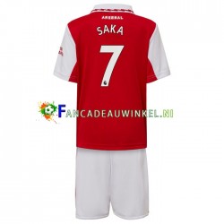 Arsenal Wedstrijdshirt met Korting Saka 7 Thuis Kind 2022-23 Korte Mouw