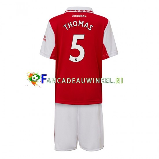 Arsenal Wedstrijdshirt met Korting Thomas Partey 5 Thuis Kind 2022-23 Korte Mouw