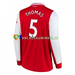 Arsenal Wedstrijdshirt met Korting Thomas Partey 5 Thuis Heren 2022-23 Lange Mouw