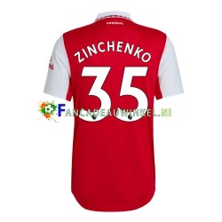 Arsenal Wedstrijdshirt met Korting Zinchenko 35 Thuis Heren 2022-23 Korte Mouw
