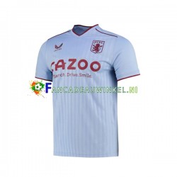 Aston Villa Wedstrijdshirt met Korting Uit Heren 2022-23 Korte Mouw