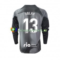 Atlético Madrid Wedstrijdshirt met Korting Jan Oblak 13 Keepersshirt Uit Heren 2022-23 Lange Mouw