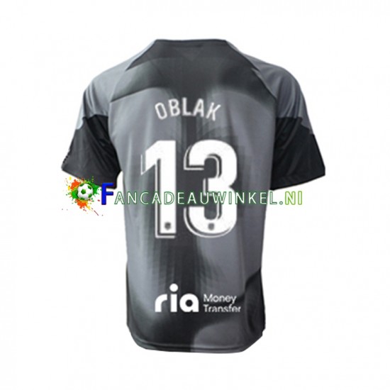 Atlético Madrid Wedstrijdshirt met Korting Jan Oblak 13 Keepersshirt Uit Heren 2022-23 Korte Mouw