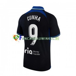 Atlético Madrid Wedstrijdshirt met Korting Matheus Cunha 9 Uit Heren 2022-23 Korte Mouw