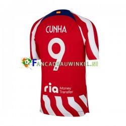 Atlético Madrid Wedstrijdshirt met Korting Matheus Cunha 9 Thuis Heren 2022-23 Korte Mouw
