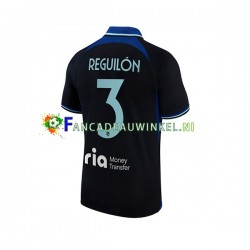 Atlético Madrid Wedstrijdshirt met Korting Sergio Reguilon 3 Uit Heren 2022-23 Korte Mouw