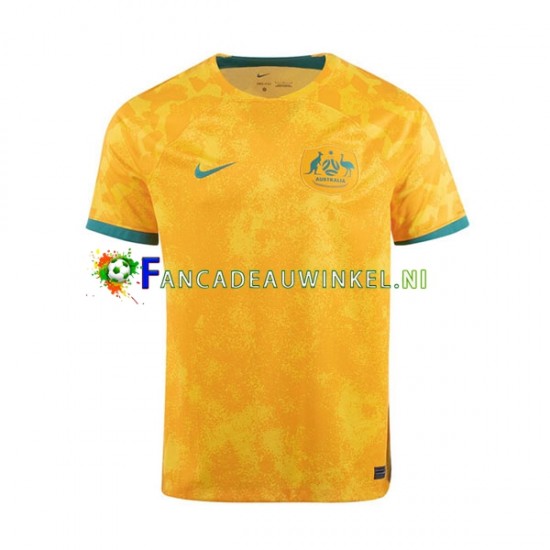 Australië Wedstrijdshirt met Korting Thuis Heren WK 2022 Korte Mouw