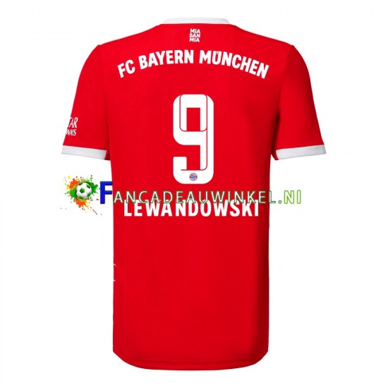 FC Bayern München Wedstrijdshirt met Korting Lewandowski 9 Thuis Heren 2022-23 Korte Mouw