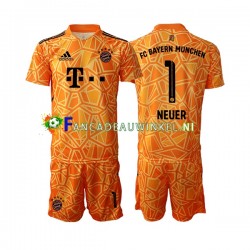 FC Bayern München Wedstrijdshirt met Korting Manuel Neuer 1 Keepersshirt Uit Kind 2022-23 Korte Mouw