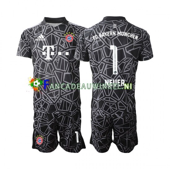 FC Bayern München Wedstrijdshirt met Korting Manuel Neuer 1 Keepersshirt Thuis Kind 2022-23 Korte Mouw