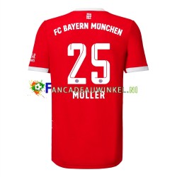 FC Bayern München Wedstrijdshirt met Korting Muller 25 Thuis Heren 2022-23 Korte Mouw
