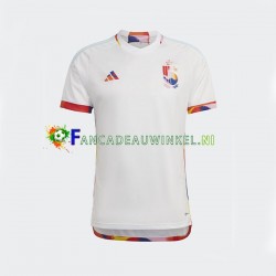 België Wedstrijdshirt met Korting Uit Heren WK 2022 Korte Mouw