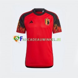 België Wedstrijdshirt met Korting Thuis Heren WK 2022 Korte Mouw