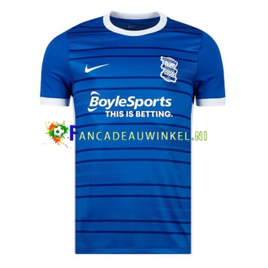 Birmingham City Wedstrijdshirt met Korting Thuis Heren 2022-23 Korte Mouw