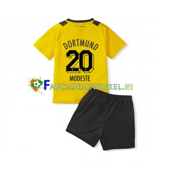 Borussia Dortmund Wedstrijdshirt met Korting Anthony Modeste 20 Thuis Kind 2022-23 Korte Mouw