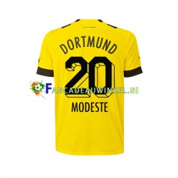 Borussia Dortmund Wedstrijdshirt met Korting Anthony Modeste 20 Thuis Heren 2022-23 Korte Mouw
