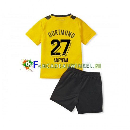 Borussia Dortmund Wedstrijdshirt met Korting Karim Adeyemi 27 Thuis Kind 2022-23 Korte Mouw