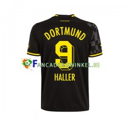 Borussia Dortmund Wedstrijdshirt met Korting Sebastien Haller 9 Uit Heren 2022-23 Korte Mouw