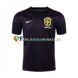 Brazilië Wedstrijdshirt met Korting Keepersshirt Thuis Heren WK 2022 Korte Mouw