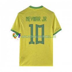 Brazilië Wedstrijdshirt met Korting Neymar JR 10 Thuis Heren WK 2022 Korte Mouw