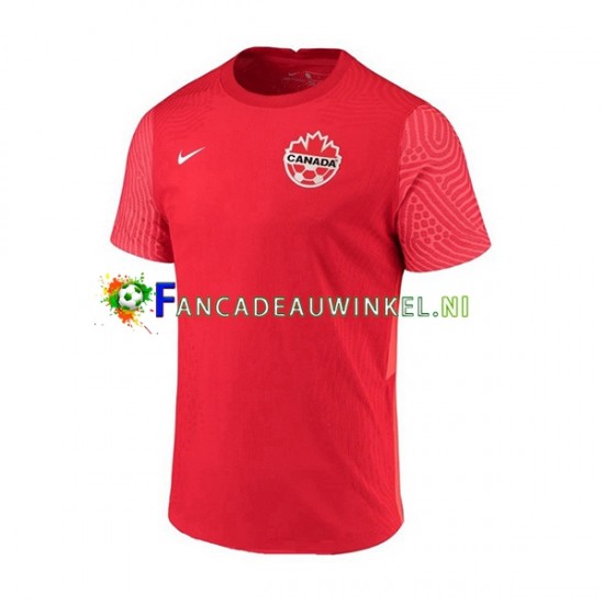 Canada Wedstrijdshirt met Korting Thuis Heren WK 2022 Korte Mouw