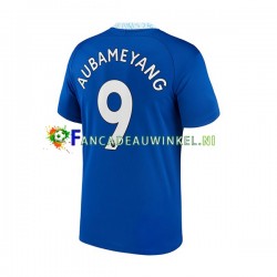 Chelsea Wedstrijdshirt met Korting Aubameyang 9 Thuis Heren 2022-23 Korte Mouw