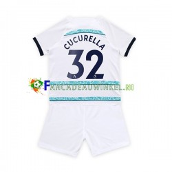 Chelsea Wedstrijdshirt met Korting Cucurella 32 Uit Kind 2022-23 Korte Mouw