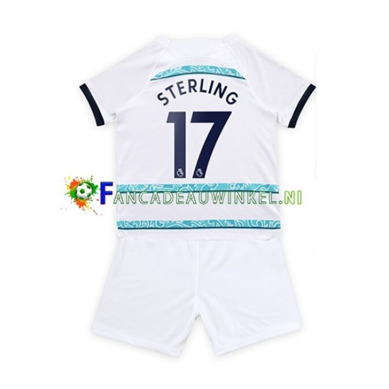 Chelsea Wedstrijdshirt met Korting Sterling 17 Uit Kind 2022-23 Korte Mouw