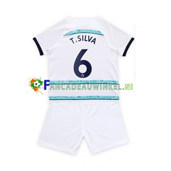 Chelsea Wedstrijdshirt met Korting T. Silva 6 Uit Kind 2022-23 Korte Mouw