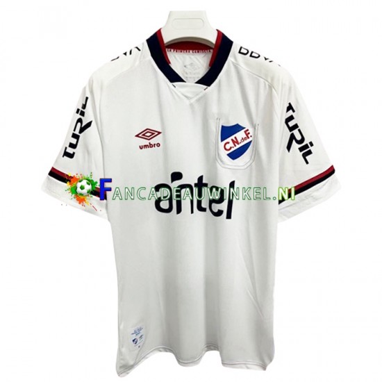 Club Nacional Wedstrijdshirt met Korting Thuis Heren 2022-23 Korte Mouw