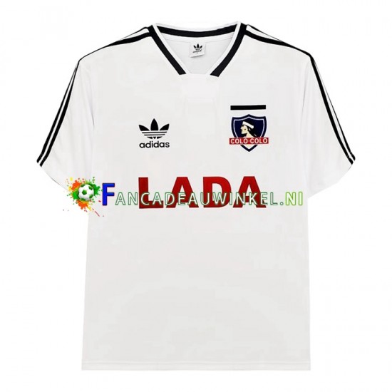 Colo-Colo Wedstrijdshirt met Korting 1991 Retro Thuis Heren Korte Mouw