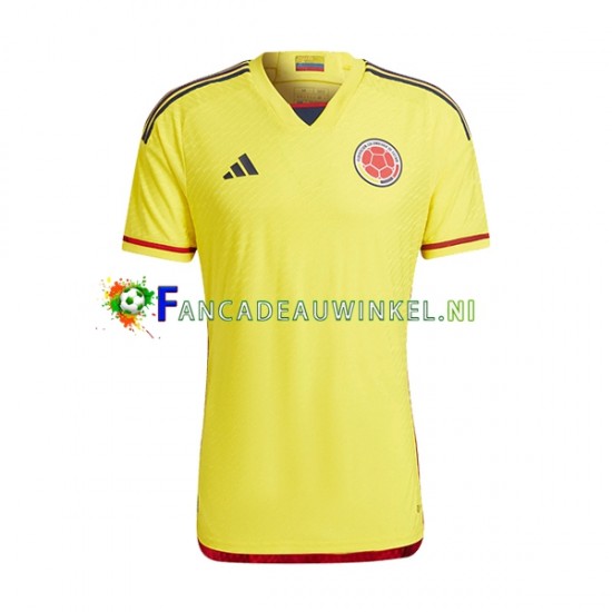 Colombia Wedstrijdshirt met Korting Thuis Heren 2022-23 Korte Mouw