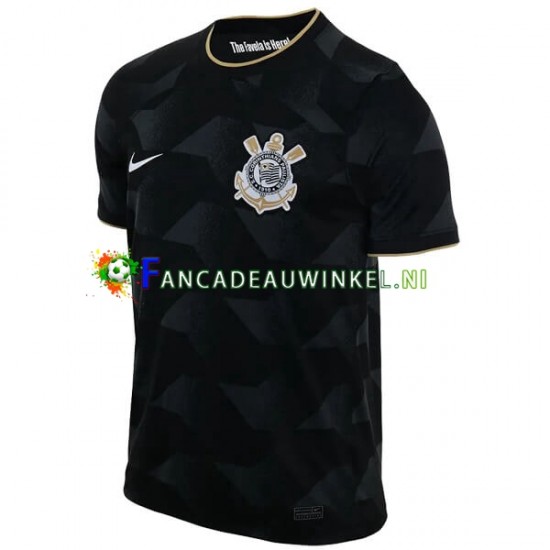 Corinthians Wedstrijdshirt met Korting Uit Heren 2022-23 Korte Mouw