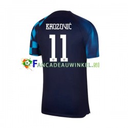 Kroatië Wedstrijdshirt met Korting Brozovic 11 Uit Heren WK 2022 Korte Mouw