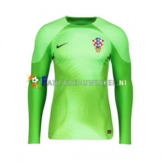 Kroatië Wedstrijdshirt met Korting Keepersshirt Uit Heren WK 2022 Lange Mouw