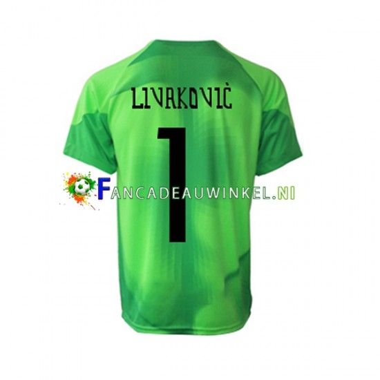 Kroatië Wedstrijdshirt met Korting Livakovic 1 Keepersshirt Uit Heren WK 2022 Korte Mouw