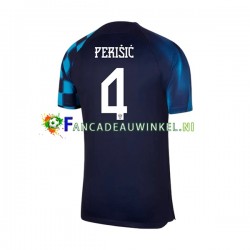 Kroatië Wedstrijdshirt met Korting Perisic 4 Uit Heren WK 2022 Korte Mouw