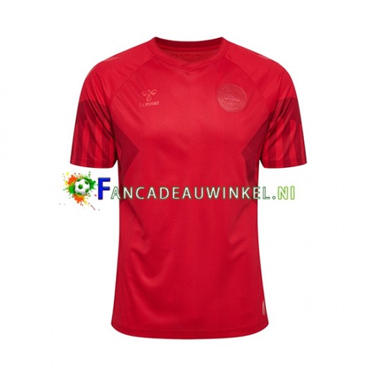 Denemarken Wedstrijdshirt met Korting Thuis Heren WK 2022 Korte Mouw