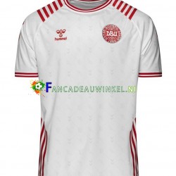 Denemarken Wedstrijdshirt met Korting Special Uit Heren WK 2022 Korte Mouw