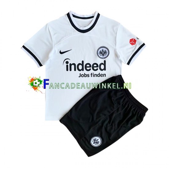 Eintracht Frankfurt Wedstrijdshirt met Korting Thuis Kind 2022-23 Korte Mouw