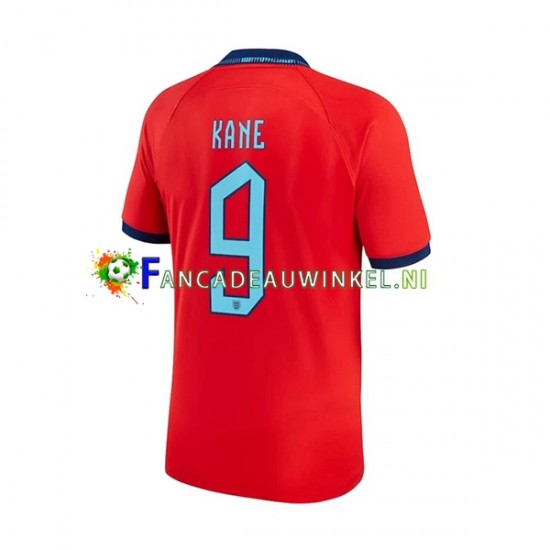 Engeland Wedstrijdshirt met Korting Kane 9 Uit Heren WK 2022 Korte Mouw