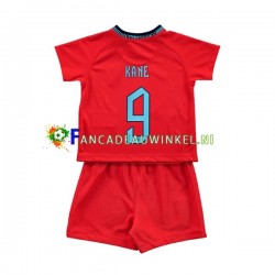 Engeland Wedstrijdshirt met Korting Kane 9 Uit Kind WK 2022 Korte Mouw