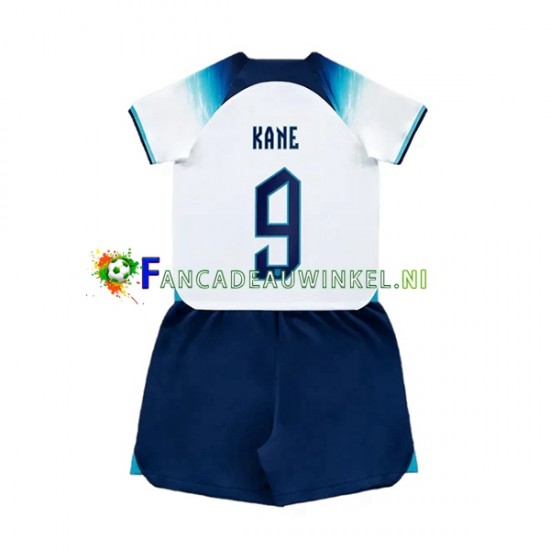 Engeland Wedstrijdshirt met Korting Kane 9 Thuis Kind WK 2022 Korte Mouw